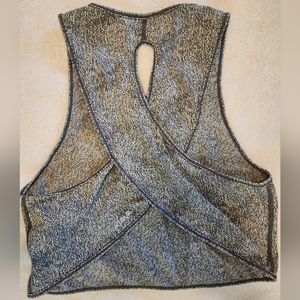 Kiava Cropped Tank with Criss Cross Back